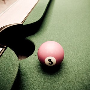 Dry-cleaning of billiard and game tables